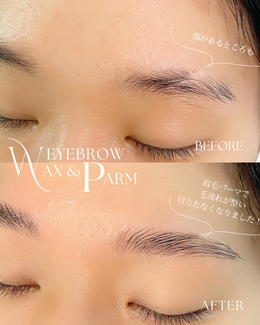 【妊婦さんの眉毛WAX＆眉パーマ】