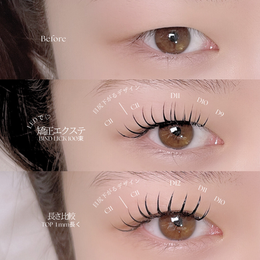 【 長さ比較📸矯正エクステ／バインドロック100束 】