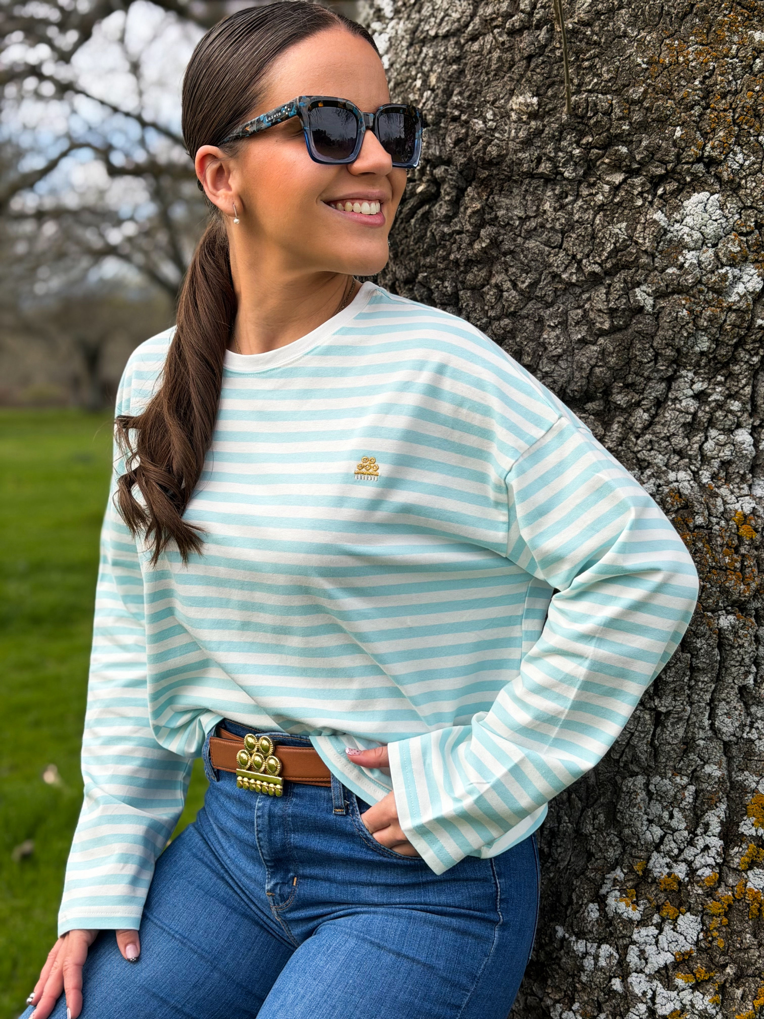 Camiseta Básica Rayitas Un Alamar 