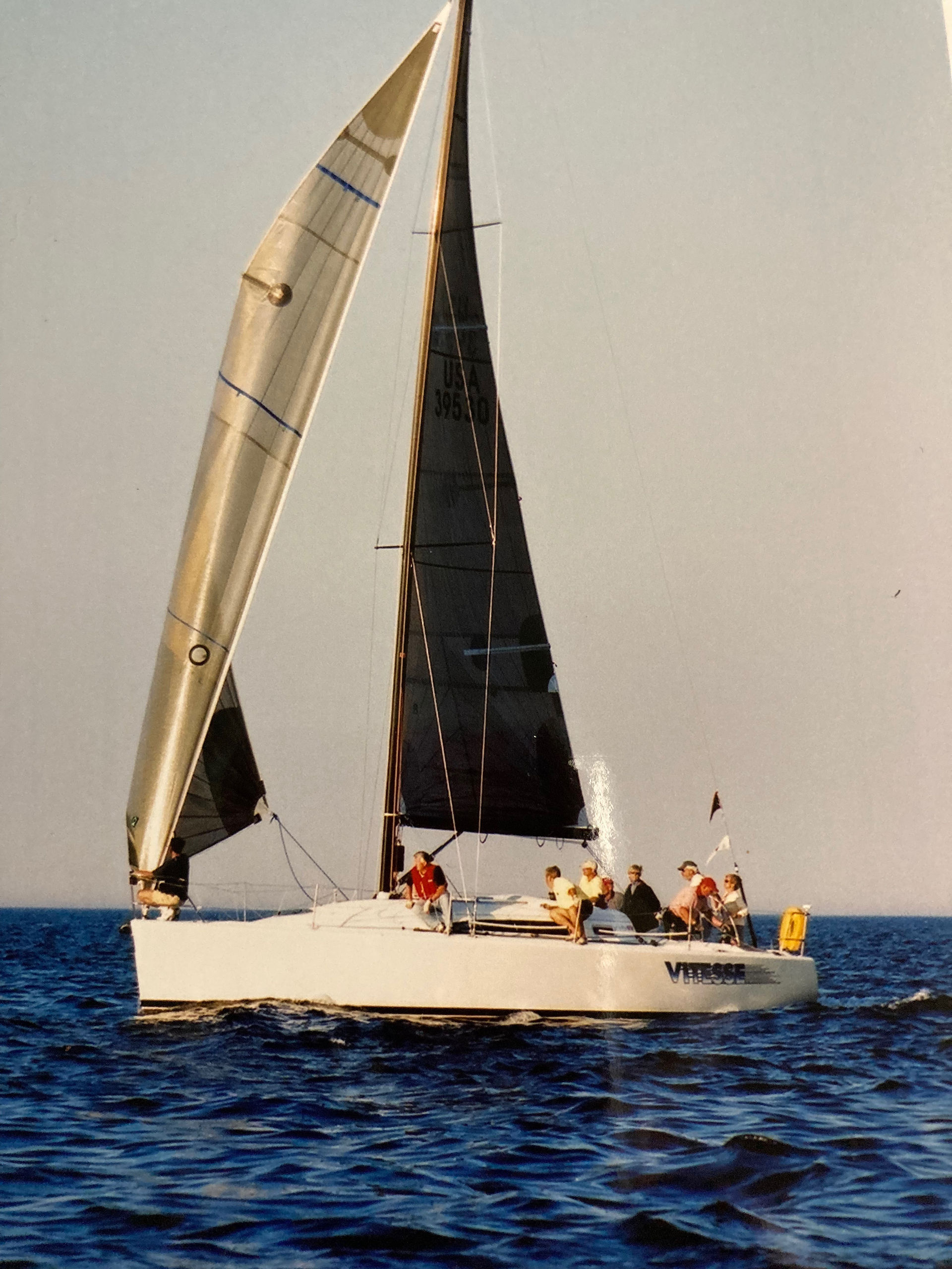 Vitesse under sail