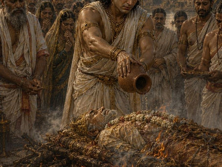 Dasharatha’s Final Rites (Ramayana Series 45)
