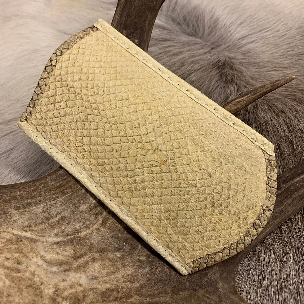 Pikkukuva: Silmälasikotelo kalannahasta