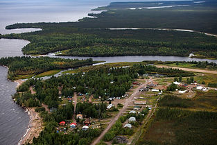 Arial photo of Sambaa K'e