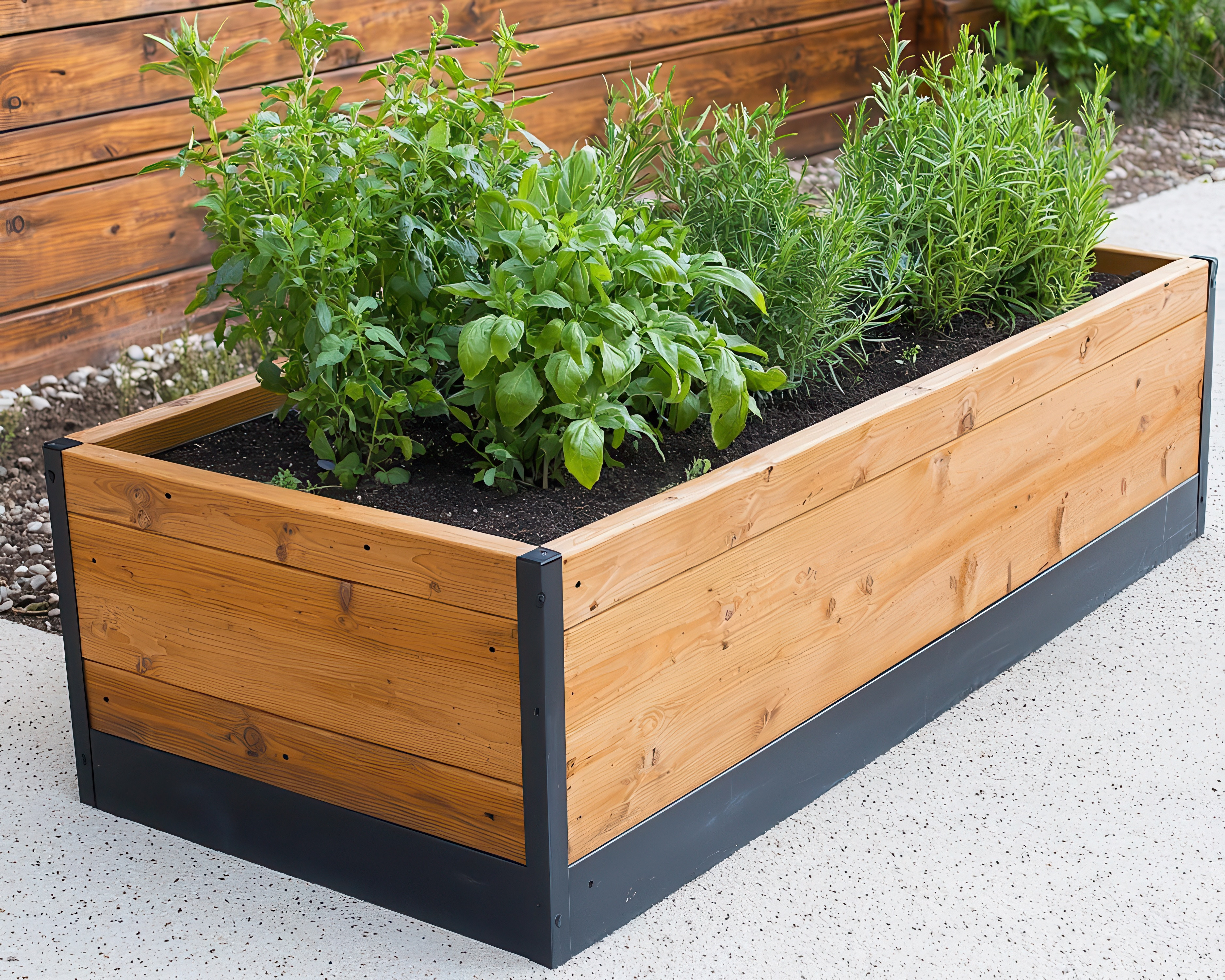 Raised Metal Planter Frame