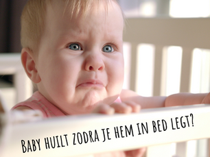 huilt je baby zodra je hem in bed legt?