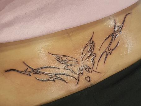 ワンポイント×3 ヘビぼかし