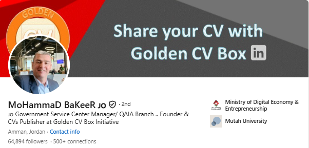 محمد باكير على لينكدإن