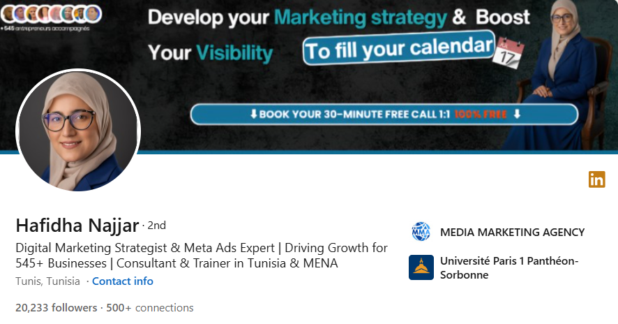 حافظة نجار على لينكدإن