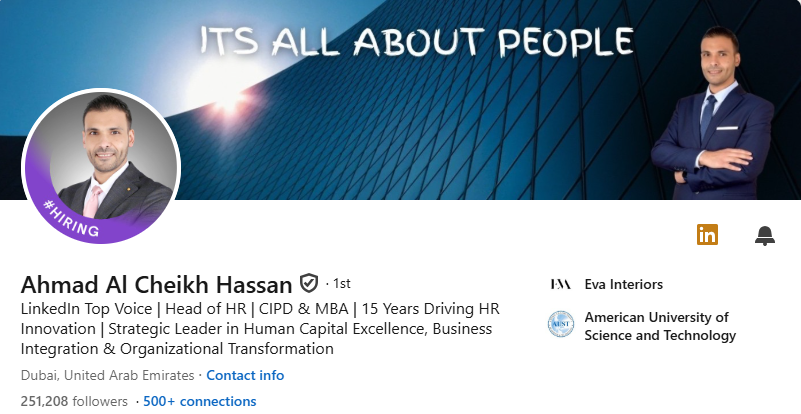 أحمد الشيخ حسن على لينكدإن