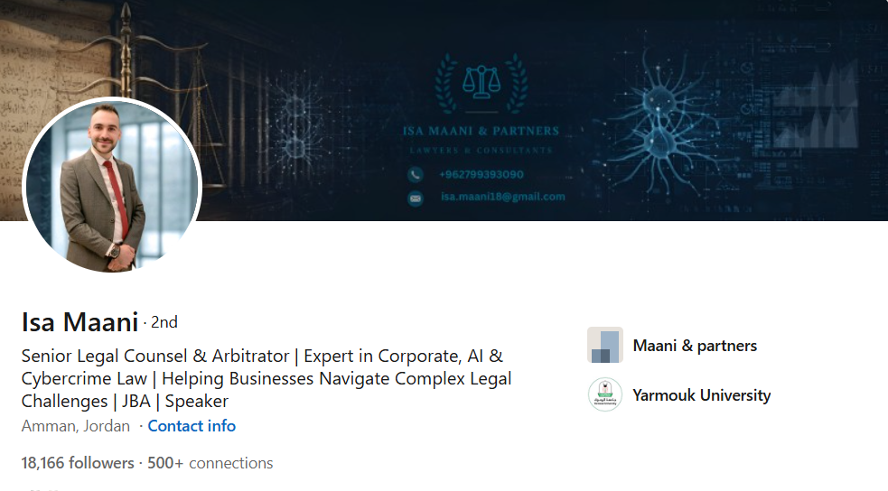 عيسى المعاني على لينكدإن