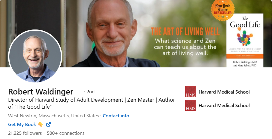 Robert Waldinger on LinkedIn