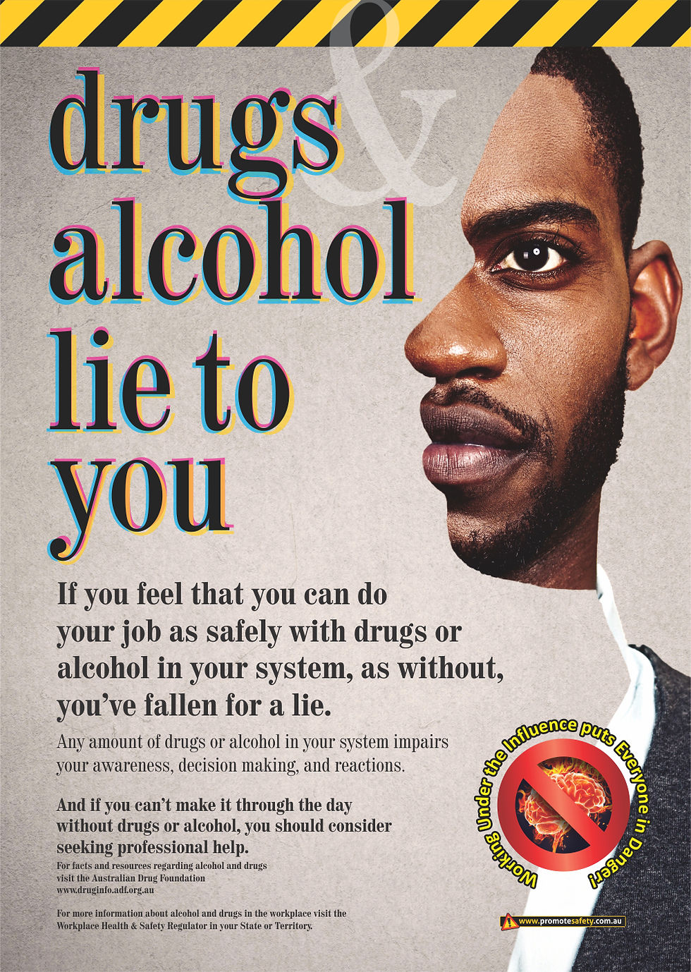 Drugs & Alcohol Lie to You Safety Posters