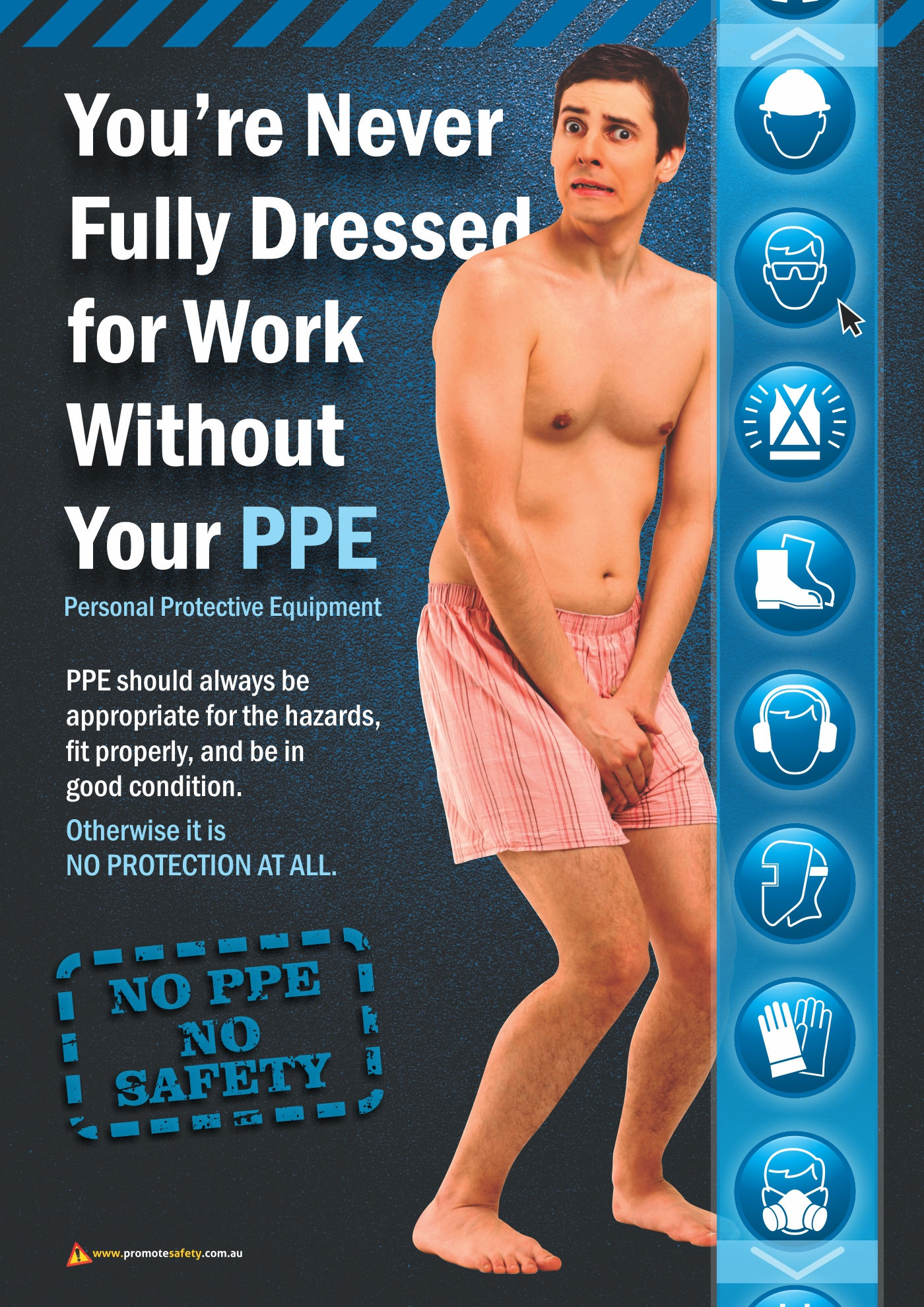Never Fully Dressed PPE Safety Posters
