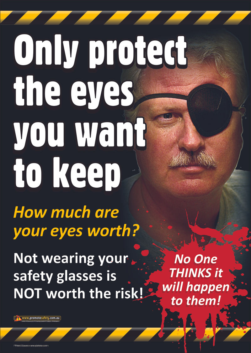Protect the Eyes You Want to Keep #1 Safety Posters