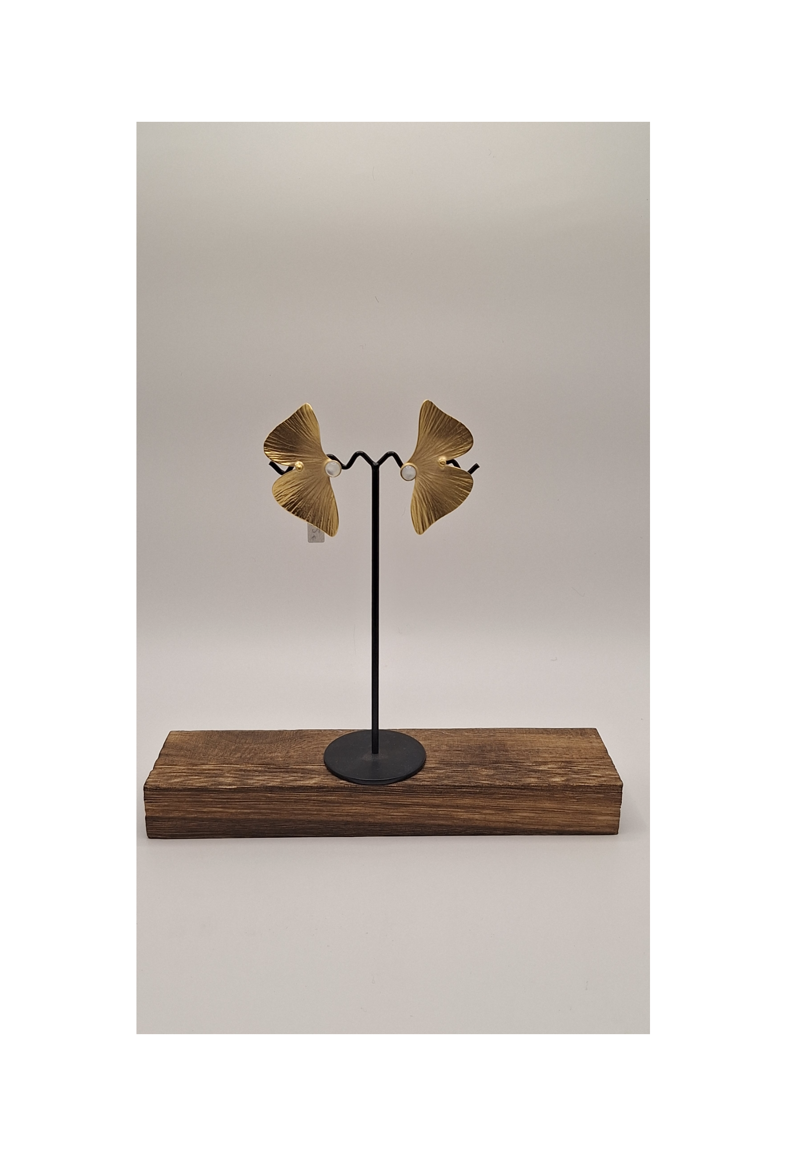 Boucles d'oreilles gingko
