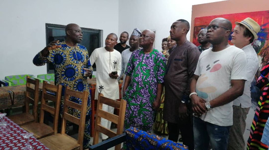 préview avec la Délégation de la Mairie de Porto-Novo