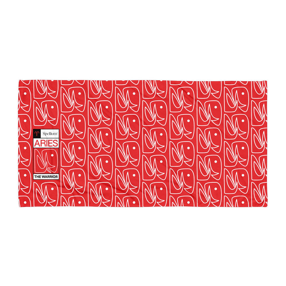 Miniatura: ARIES SPELLIUM TOWEL RED