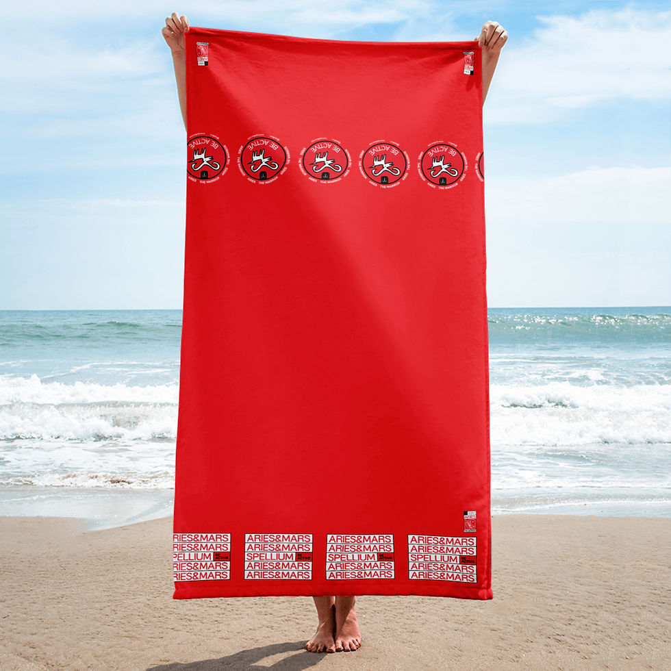 Miniatura: ARIES SPELLIUM TOWEL RED BE ACTIVE