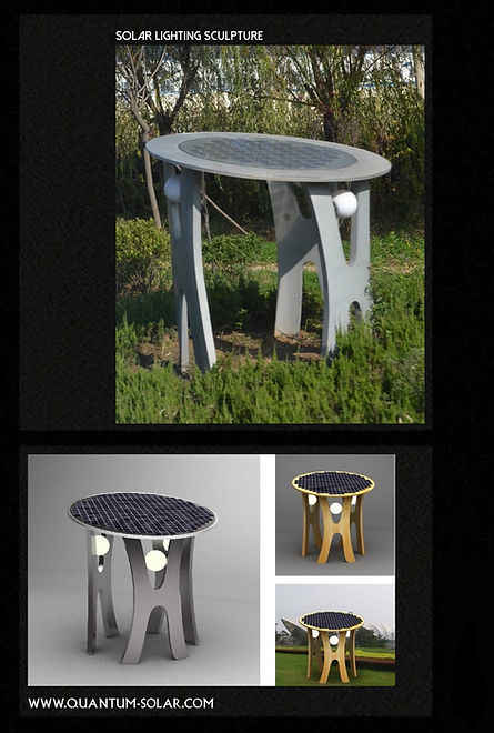 solar lighting sculptural