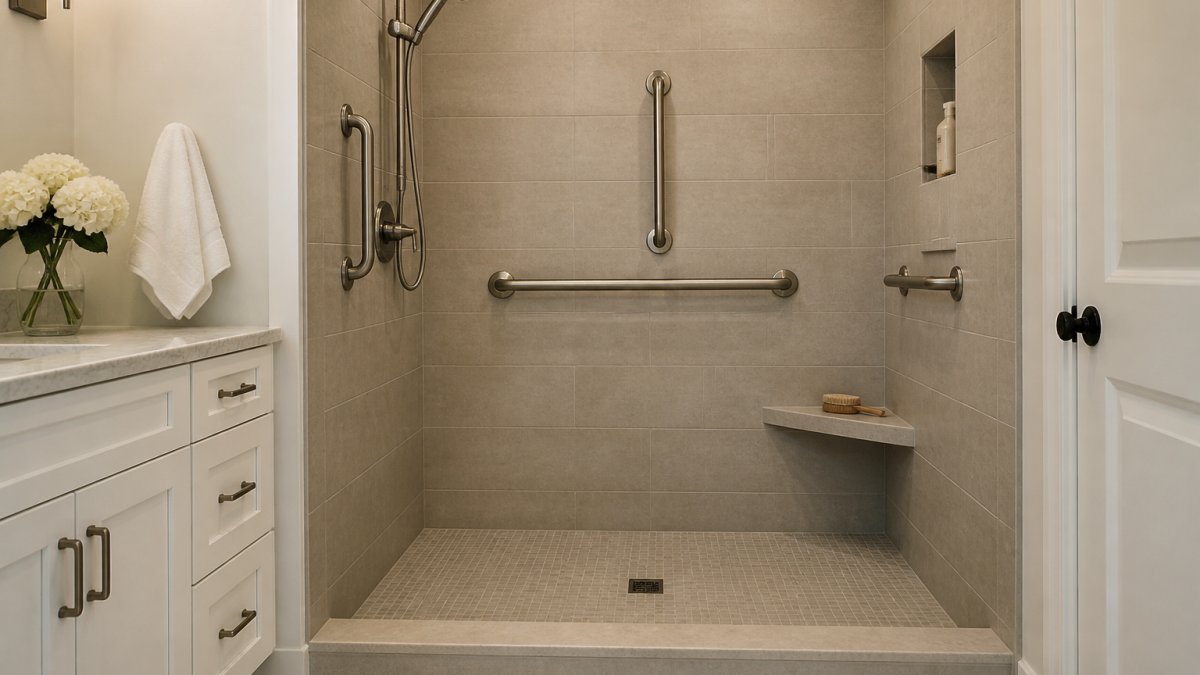 Essential Grab Bar Placement for Walk-In Showers