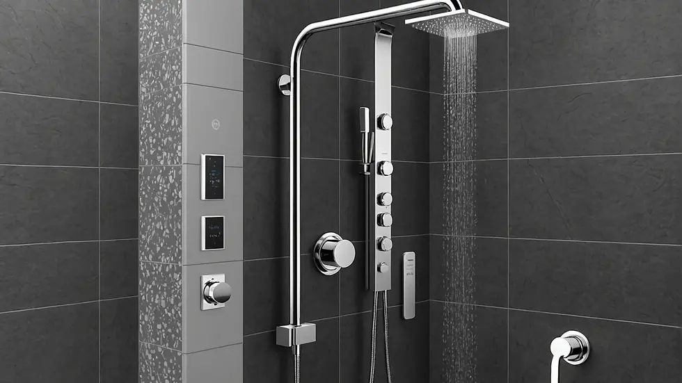 Smart Shower Control Panel