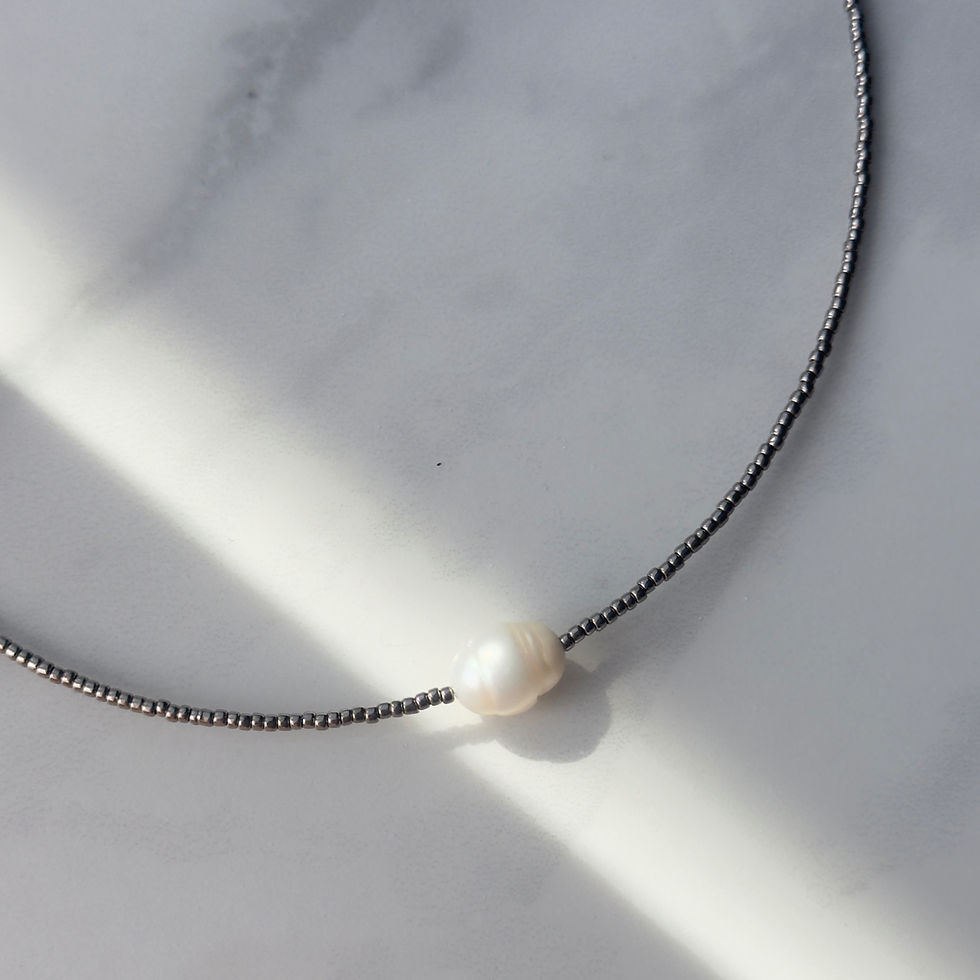 Miniatura: Naszyjnik PEARL / silver