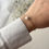 Miniatura: Bransoletka PEARL / gold