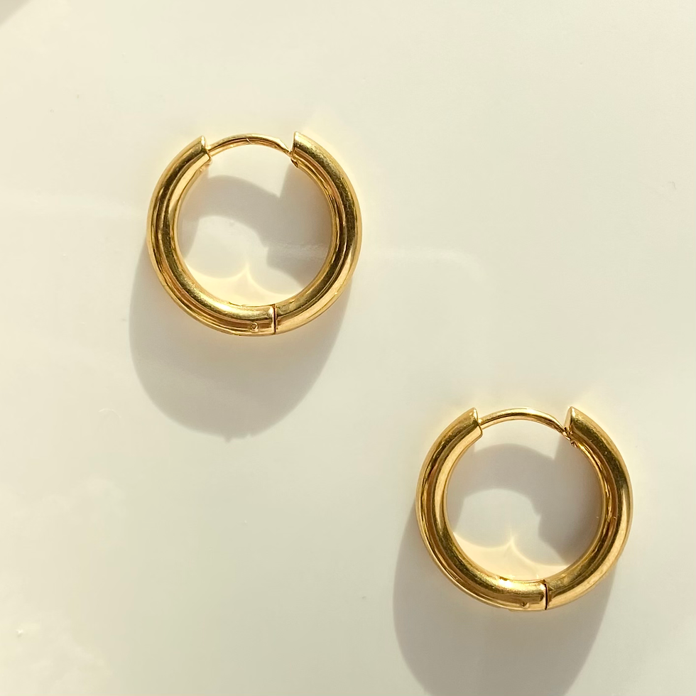 Miniatura: Kolczyki SIMPLE / gold