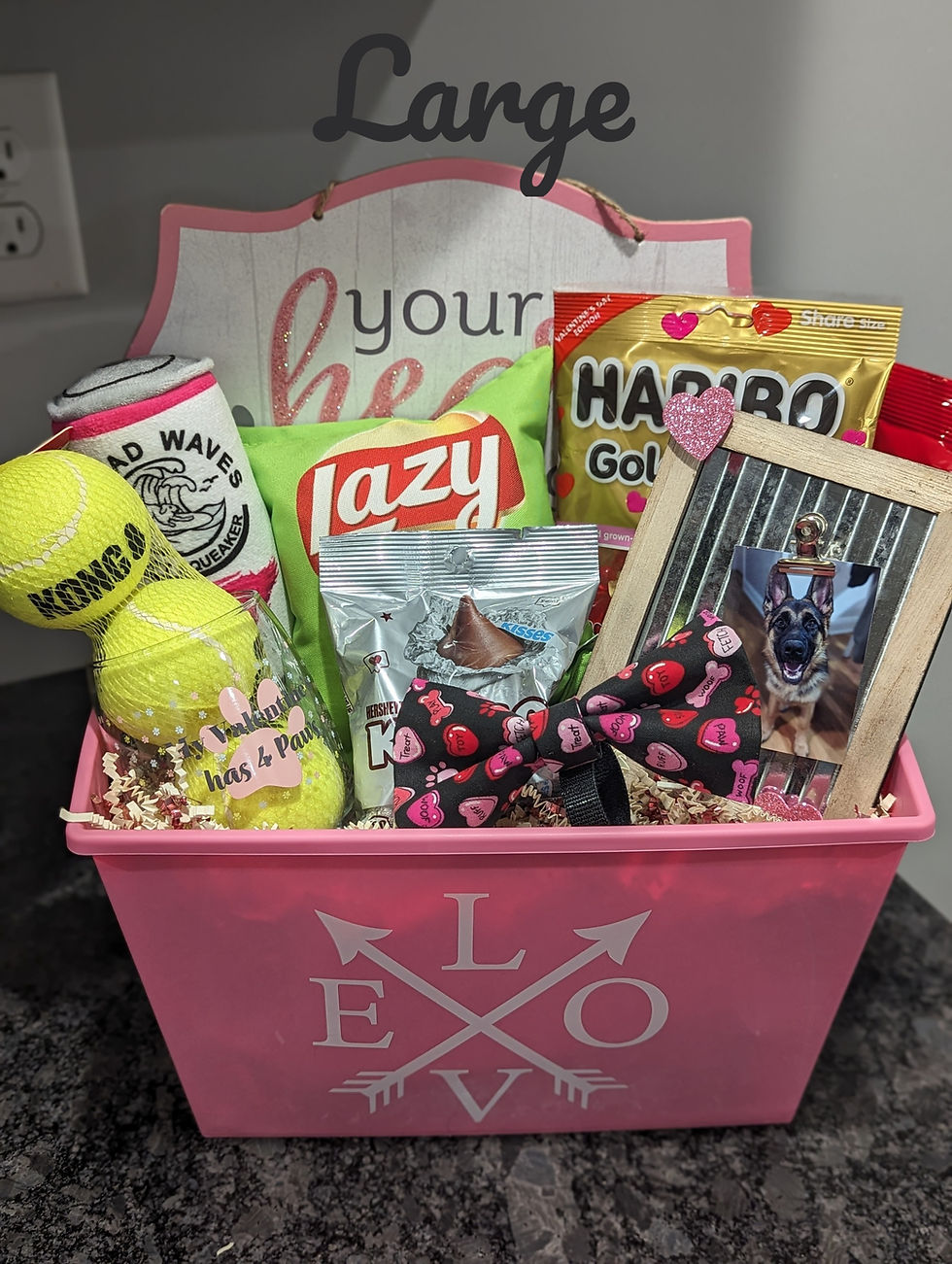 Thumbnail: Valentines Day Gift Basket (Human & Dog)