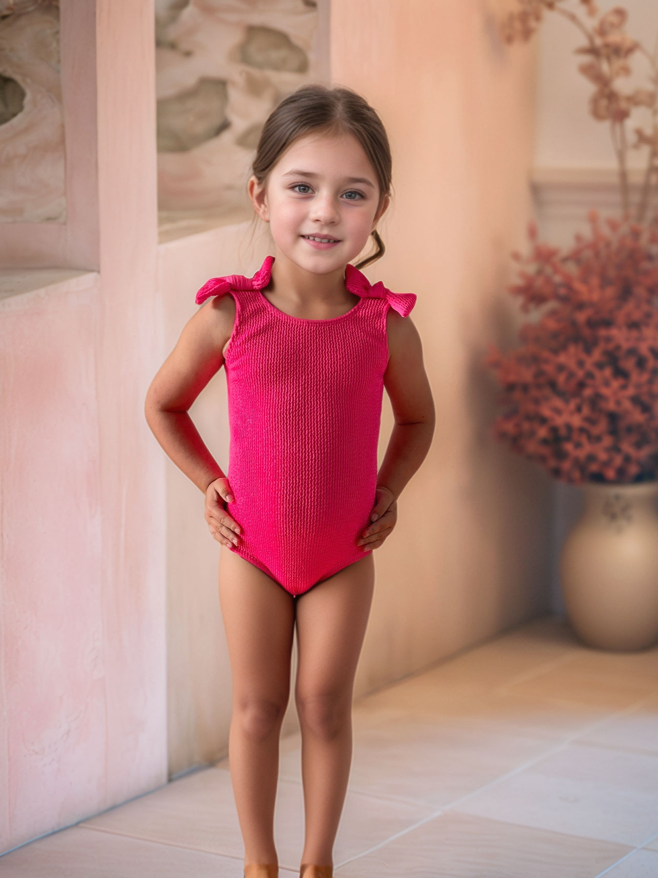 Falsterbo Bikini One Piece | Bright Pink