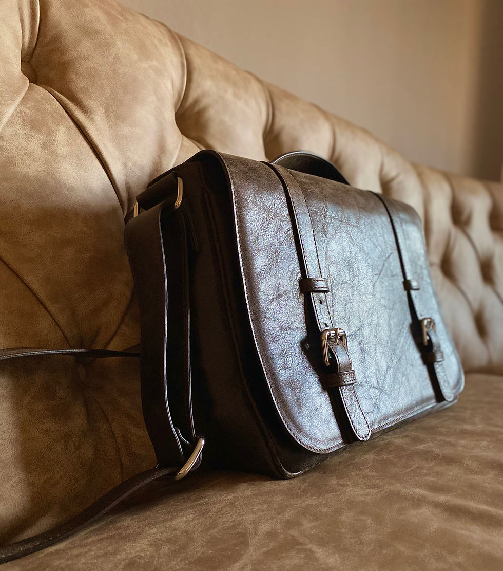 Briefcase of Tirrena leather Lonigo Vicenza