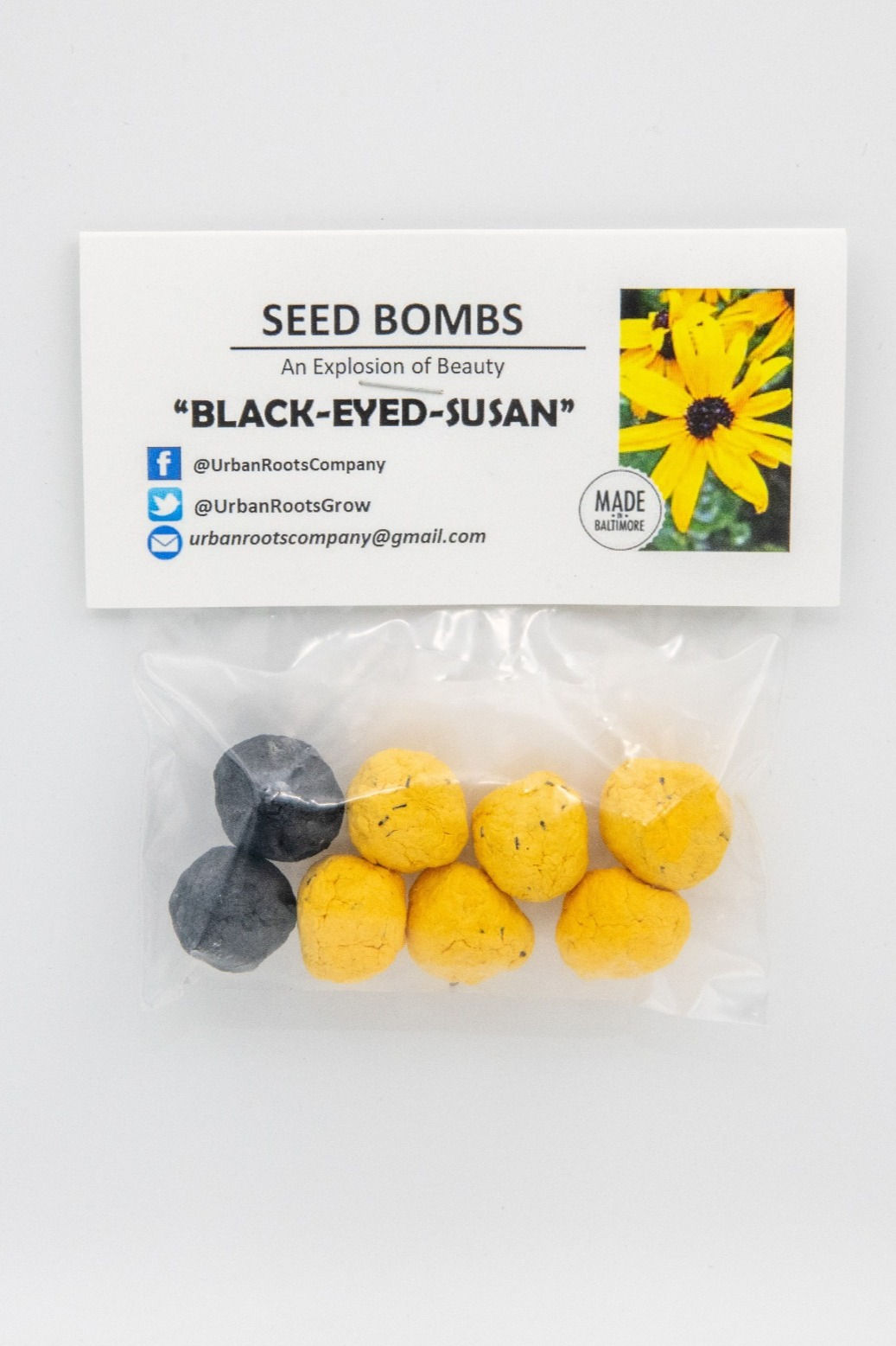 Black-Eyed-Susan Seed Bombs - packet