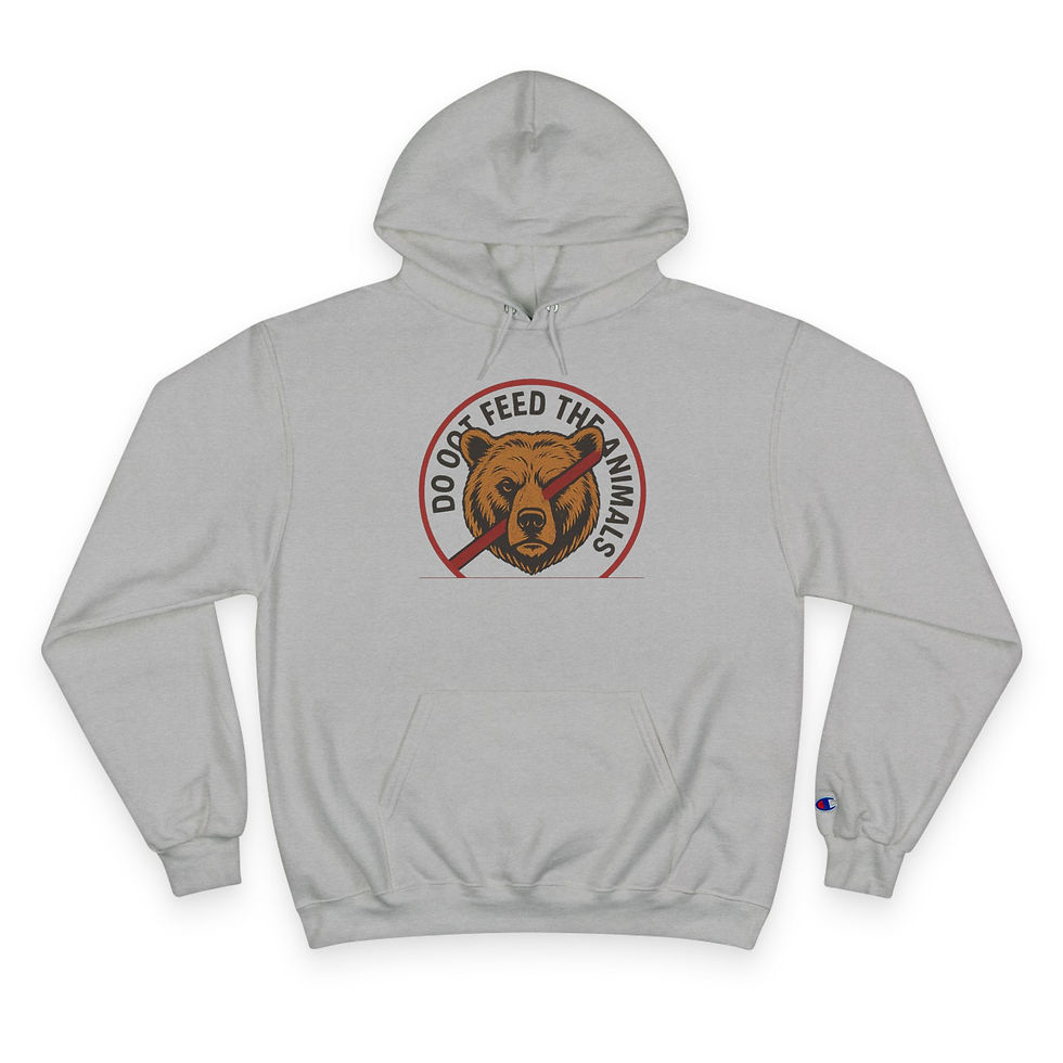 Thumbnail: Stay Wild Missoula do not feed bear hoodie