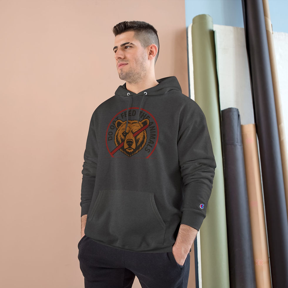Thumbnail: Stay Wild Missoula do not feed bear hoodie