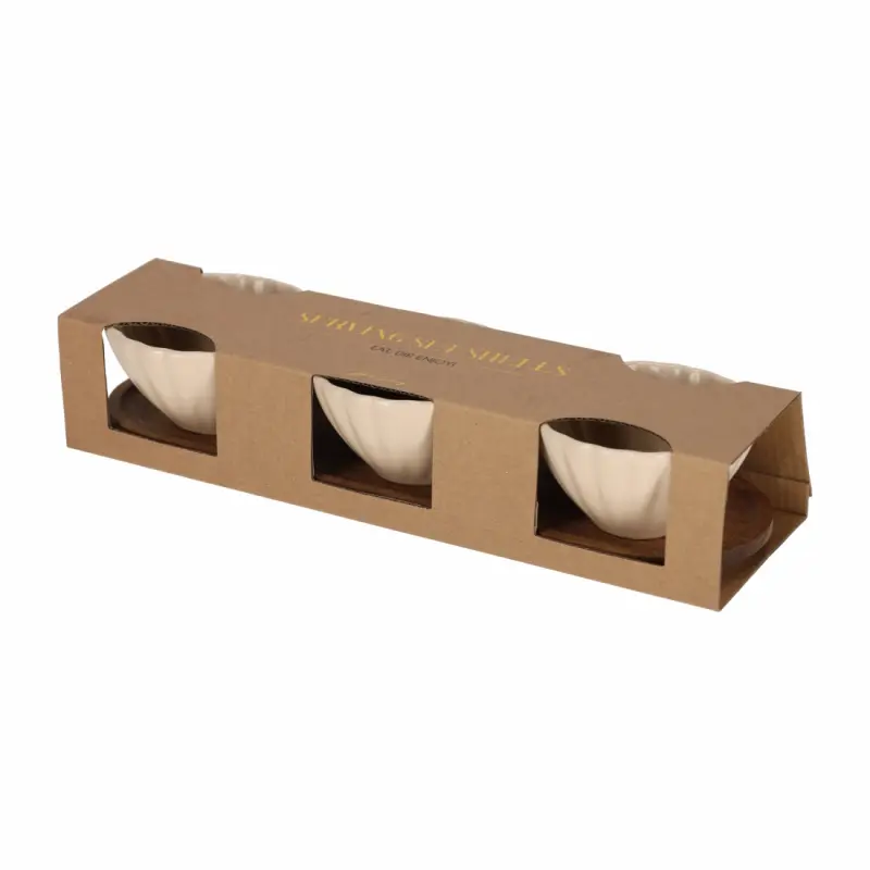 Thumbnail: Jens Living - Serveerset met schelp schaaltjes beige
