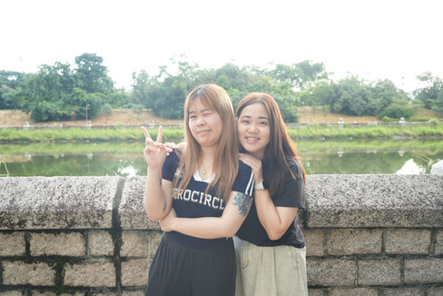 星星視社工沙律(右)為成長過程中的重要陪伴者。