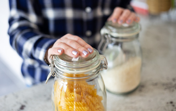 kitchen declutter background