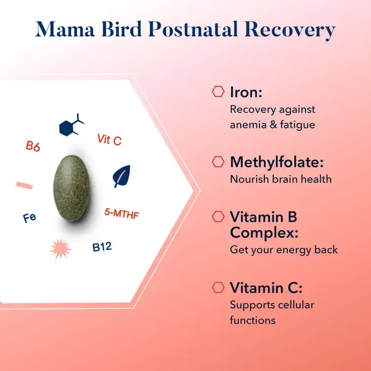 Thumbnail: Mama Bird Postnatal Recovery | 30 Count