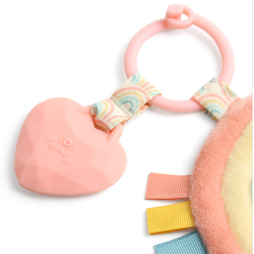 Thumbnail: Itzy Pal Plush + Teether | Rainbow