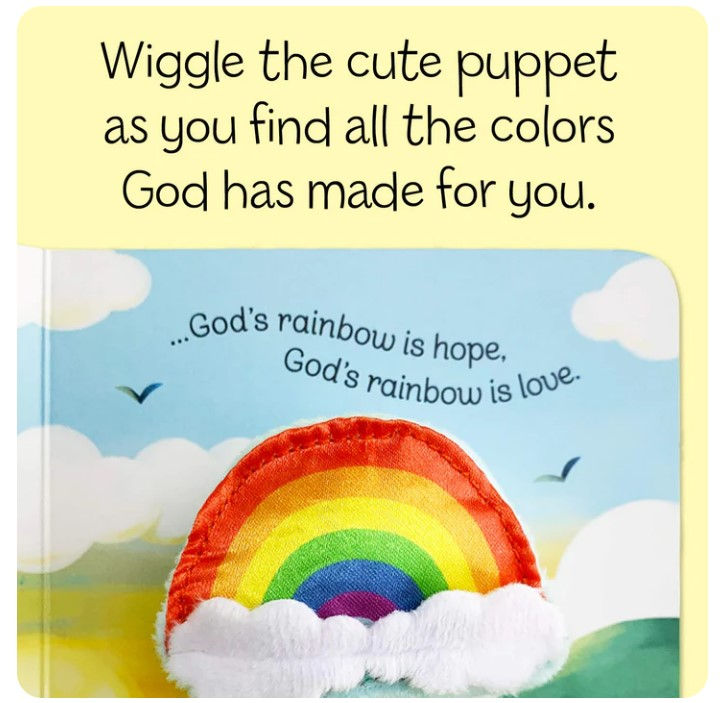 Thumbnail: God's Love Is A Rainbow Finger Puppet Board Book