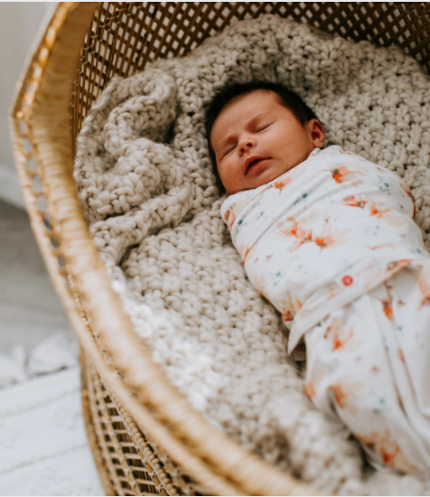 Thumbnail: Starter Swaddle | Legs In/Out | Blush Blossom