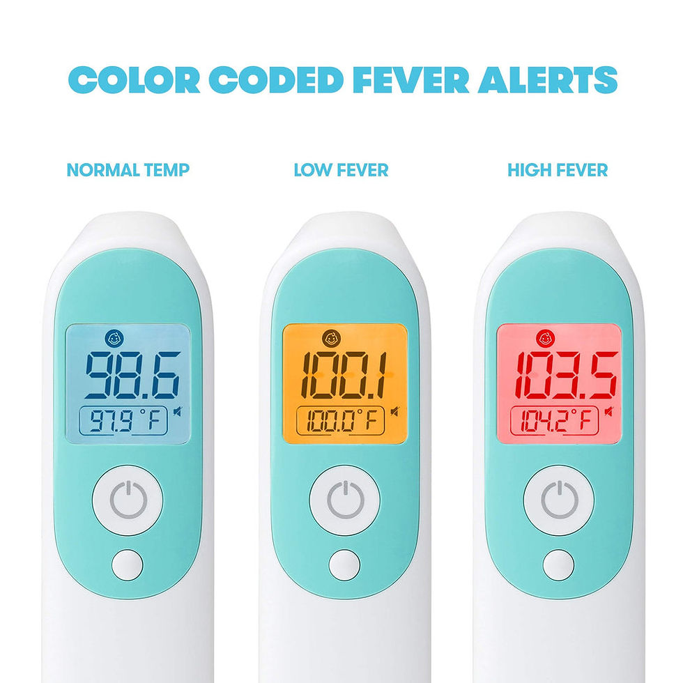 Thumbnail: 3-in-1 Ear, Forehead + Touchless Thermometer