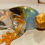 Thumbnail: Decorative resin frog with blue, green and red translucent stones