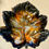Thumbnail: Black, Amber and White Leaf Tray