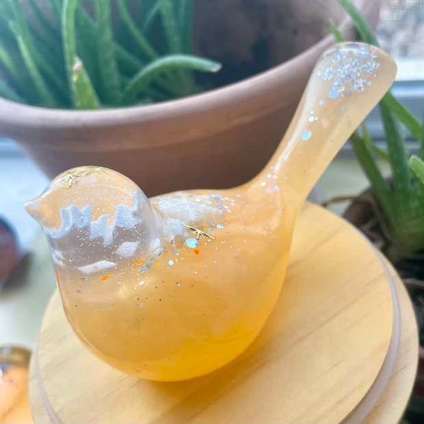 Thumbnail: crystal bird decoration