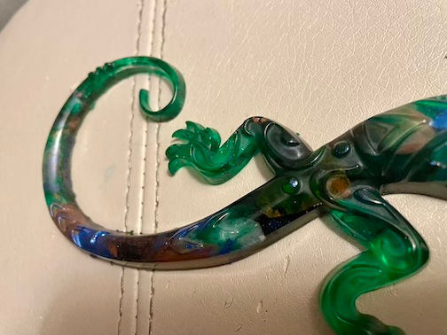 Thumbnail: Decorative Lizard - Green and Blue