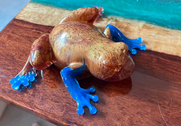 Thumbnail: Copper and Brown Decorative Frog