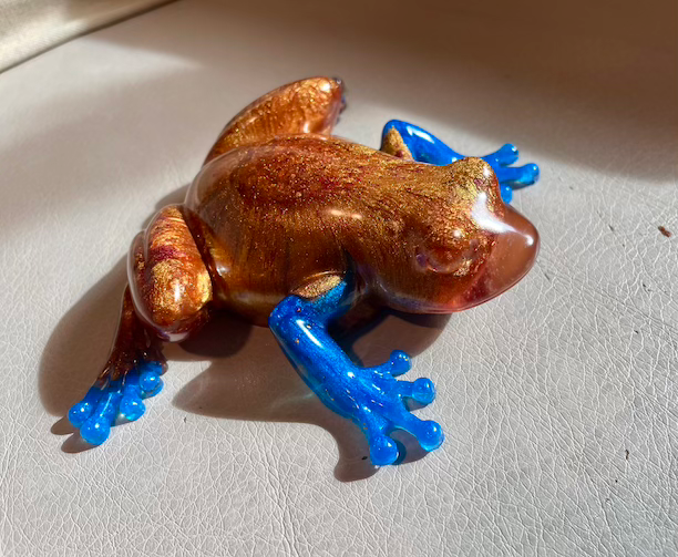 Thumbnail: Copper and Brown Decorative Frog