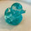 Thumbnail: glass aqua duck