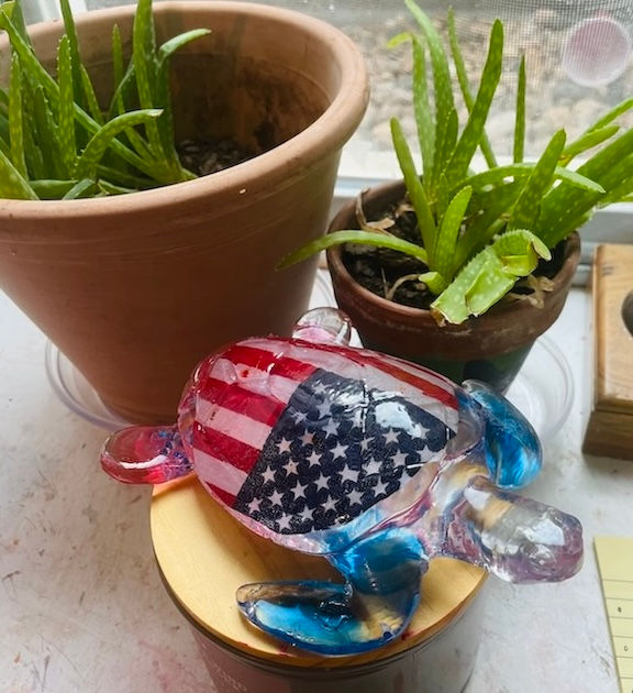 Thumbnail: american flag turtle